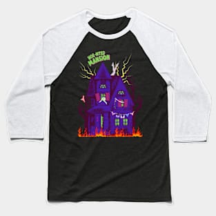 Funny haunted mansion halloween Baseball T-Shirt